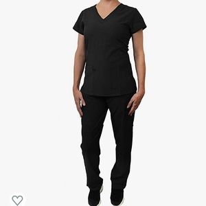 Black Scrub Set, Size M